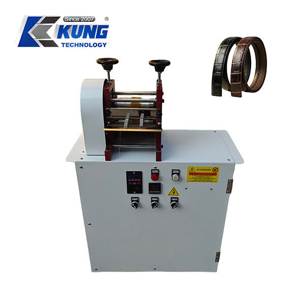 AUTOMATIC PNEUMATIC LEATHER EMBOSSING MACHINE