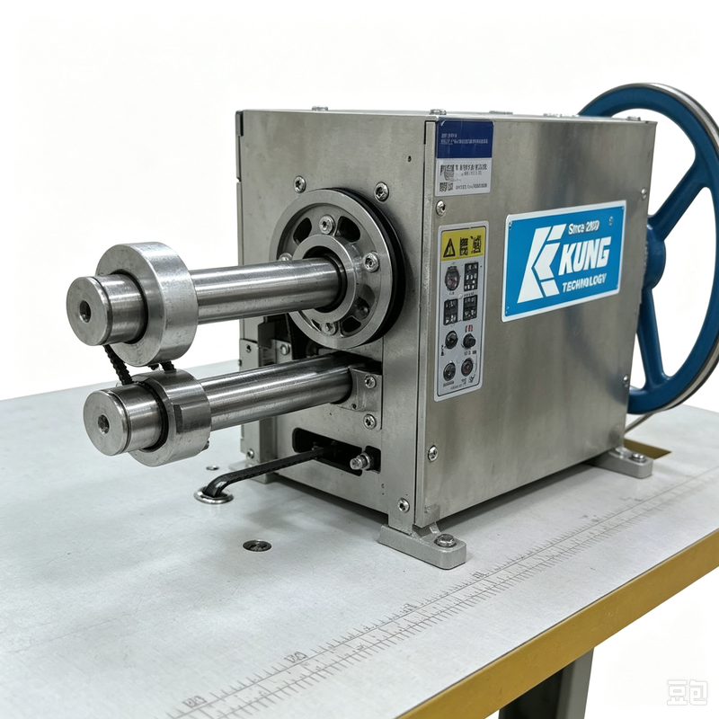 220V / 50HZ 0.55KW Elasticator Shoe Machine with Foot Pedal Control for Shoe Upper Elastic Gathering and Collar Ruffling