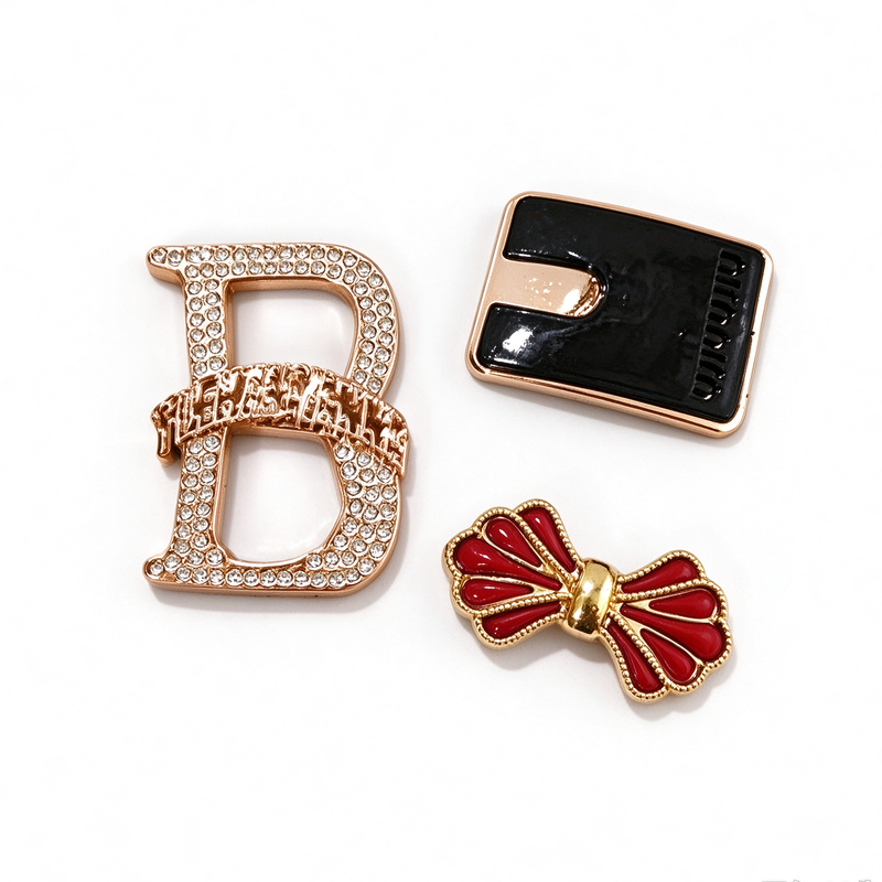 Bow Flower Rhinestone Plated Zinc Alloy Women Shoe Ornament Accessories