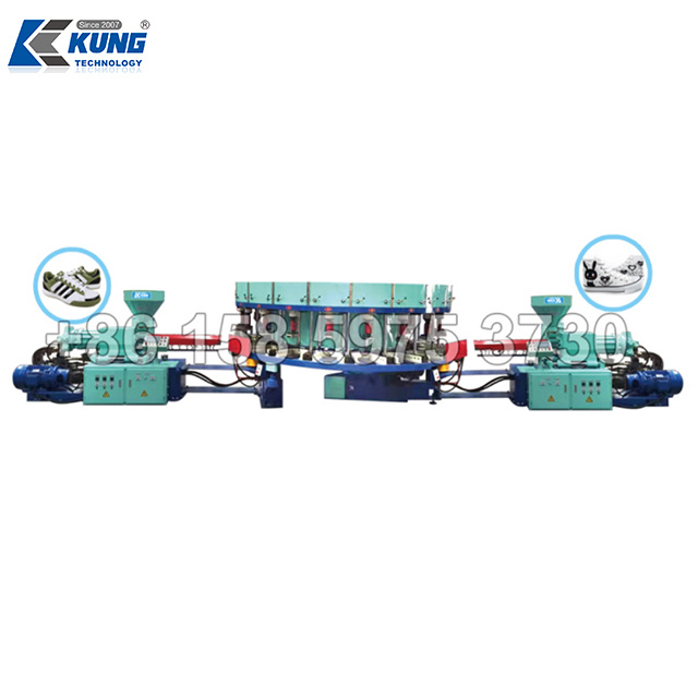 ماشین کفش قالب گیری تزریقی پی وی سی اتوماتیک 160R/Min Electric 0