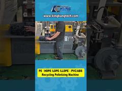 دستگاه گلوله سازی بازیافت پلاستیک 40 تا 60 کیلوگرم در ساعت برای پلی اتیلن، HDPE، LDPE، LLDPE، PVC و ABS